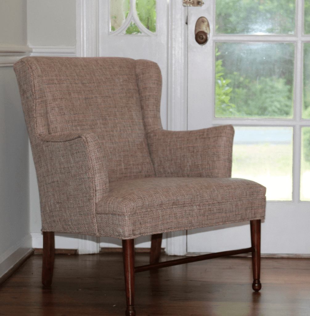 Pink upholstery fabric